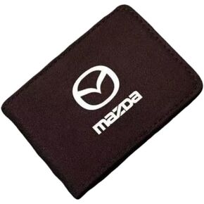 حامل رخصة قيادة الجلود لـ Mazda 5/Premacy 2019 2020 2021 2022 2023 2024 2025 ، Slim ، حماية النوافذ ، محفظة بطاقة السيارة ، حامل بطاقة الائتمان ، Red Wine Red in Kuwait
