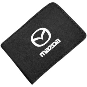 حامل رخصة قيادة الجلود لـ Mazda CX-30 2019 2020 2021 2022 2023 2024 2025 ، حماية النافذة ، وملحقات السيارات ، محفظة حامل بطاقة السيارة ، حامل بطاقة الائتمان ، الأحمر in Kuwait