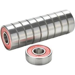 15pcs ABEC 9 محامل حمراء من الفولاذ المقاوم للصدأ لثبات محامل عجلة التزلج على التزلج على التزلج in Kuwait