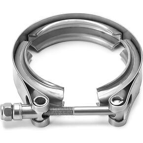 4 Inch V Band Clamp,Male Female 304 Stainless Steel Quick Release Flange Exhaust Clamp, V-Band for Pickup Truck Turbo Downpipe Exchange Exhaust Systems, Car Accessories in Kuwait