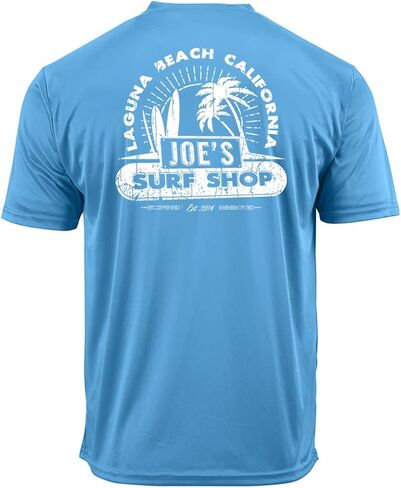 JOES SURF SHOP Moisture Wicking Graphic Workout Shirt in Regular, Big & Tall in Kuwait