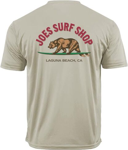 JOES SURF SHOP Moisture Wicking Graphic Workout Shirt in Regular, Big & Tall in Kuwait