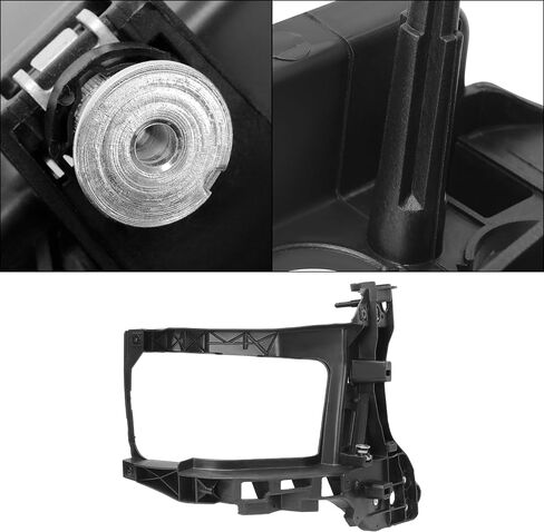 ECOTRIC Radiator Support Headlamp Mounting Bracket Compatible with 2013-2018 Dodge Ram 1500/2500/3500 2019-2024 Dodge Ram 1500 Classic Replacement for 68222829AA CH1225256 Left in Saudi Arabia