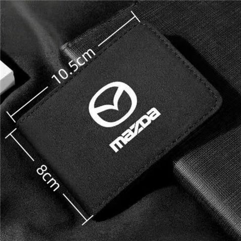 حامل رخصة قيادة الجلود لـ Mazda CX-30 2019 2020 2021 2022 2023 2024 2025 ، حماية النافذة ، وملحقات السيارات ، محفظة حامل بطاقة السيارة ، حامل بطاقة الائتمان ، الأحمر in Kuwait