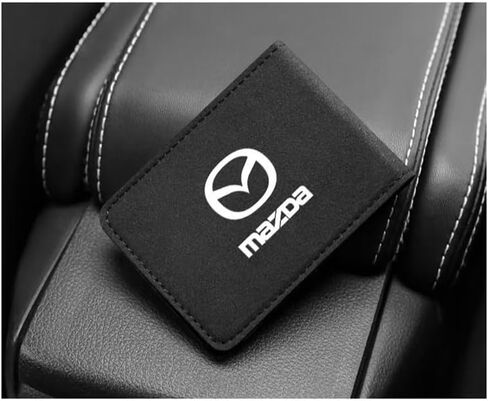 حامل رخصة قيادة الجلود لـ Mazda CX-30 2019 2020 2021 2022 2023 2024 2025 ، حماية النافذة ، وملحقات السيارات ، محفظة حامل بطاقة السيارة ، حامل بطاقة الائتمان ، الأحمر in Kuwait