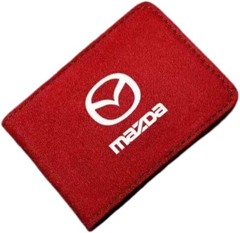 حامل رخصة قيادة الجلود ل Mazda 6/Atenza سيدان 2008 2009 2010 2011 2012 ، Slim ، حماية النوافذ ، إكسسوارات السيارات ، محفظة حامل بطاقة السيارة ، حامل بطاقة الائتمان ، براون in Kuwait