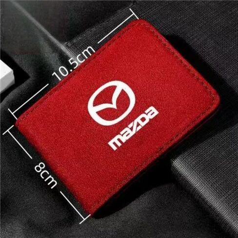 حامل رخصة قيادة الجلود ل Mazda 6/Atenza سيدان 2008 2009 2010 2011 2012 ، Slim ، حماية النوافذ ، إكسسوارات السيارات ، محفظة حامل بطاقة السيارة ، حامل بطاقة الائتمان ، براون in Kuwait