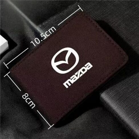 حامل رخصة قيادة الجلود ل Mazda RX-8 2003 2004 2005 2006 2007 2008 ، Slim ، Protectories ، محفظة بطاقة السيارة ، حامل بطاقة الائتمان ، براون in Kuwait