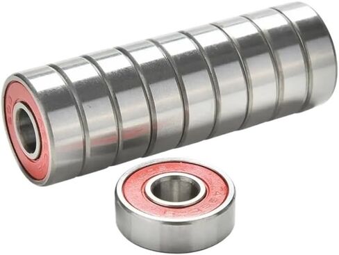 15pcs ABEC 9 محامل حمراء من الفولاذ المقاوم للصدأ لثبات محامل عجلة التزلج على التزلج على التزلج in Saudi Arabia