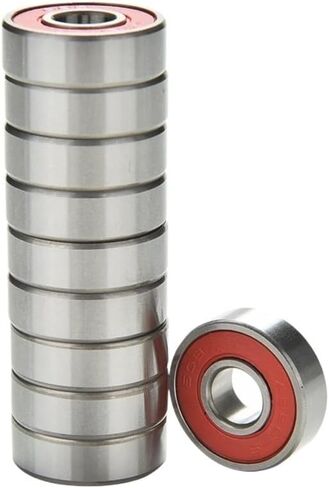 15pcs ABEC 9 محامل حمراء من الفولاذ المقاوم للصدأ لثبات محامل عجلة التزلج على التزلج على التزلج in Saudi Arabia