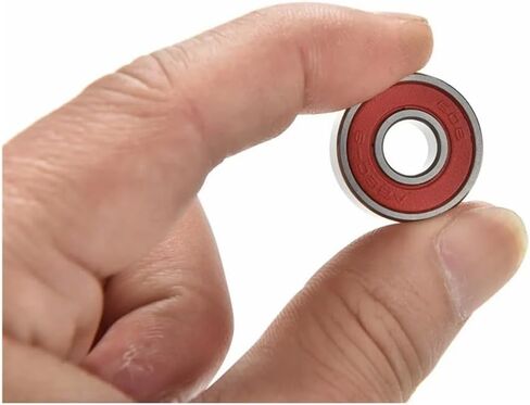 15pcs ABEC 9 محامل حمراء من الفولاذ المقاوم للصدأ لثبات محامل عجلة التزلج على التزلج على التزلج in Saudi Arabia