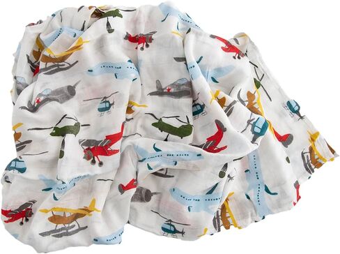 Little Unicorn – Fairy Gardens Deluxe Swaddle | Single | 100% Rayon Muslin from Bamboo | Super Soft | Newborns and Infants | Large 47" x 47" | Machine Washable in Kuwait