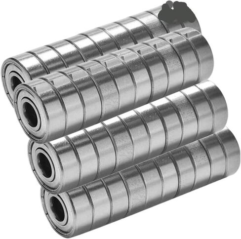 40-10 pcs 608ZZ Ball Bearings Miniature Carbon Steel Single Row 608ZZ ABEC-7 deep Groove Ball Bearings 608 ZZ(40pcs) in Kuwait