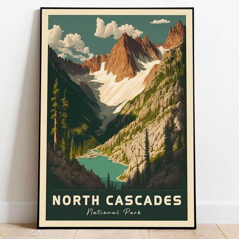 Thunala Rocky Mountain National Park Poster/Canvas – Multiple Sizes, Colorado Wall Art, US National Parks Print, Nature Lover Gift, Scenic Landscape Travel Décor in Saudi Arabia