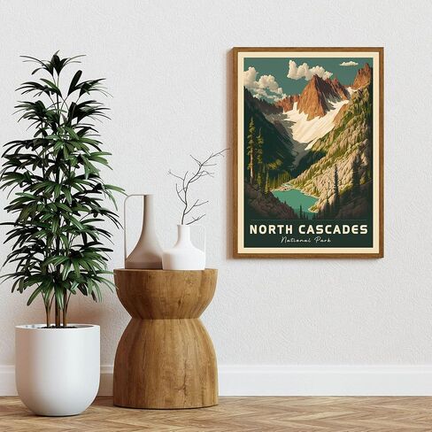 Thunala Rocky Mountain National Park Poster/Canvas – Multiple Sizes, Colorado Wall Art, US National Parks Print, Nature Lover Gift, Scenic Landscape Travel Décor in Saudi Arabia