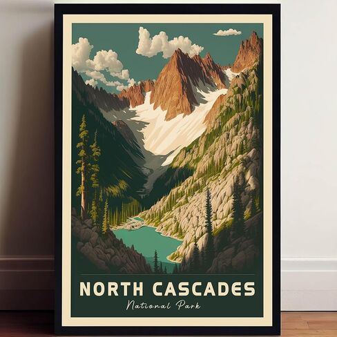 Thunala Rocky Mountain National Park Poster/Canvas – Multiple Sizes, Colorado Wall Art, US National Parks Print, Nature Lover Gift, Scenic Landscape Travel Décor in Saudi Arabia