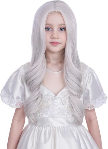 شعر مستعار وردي للأطفال طويل وردي فاتح شعر مستعار طويل مموج ومجعد شعر مستعار للأطفال وردي فاتح شعر مستعار للفتيات الصغيرات باللون الوردي الجزء الأوسط شعر مستعار صناعي طبيعي مع غطاء شعر مستعار in Kuwait