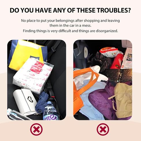 Car Seat Headrest Hooks, Cute Flower Car Seat Back Organizer Bag Holder Hooks, Automotive Seat Hook Hanger Storage Organizer for Purse Cloth Grocery Bags, Car Accessories (White) in Saudi Arabia