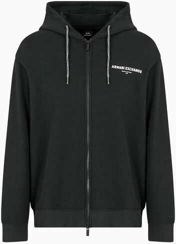 Armani Exchange Men's Back Logo Full Zip Hoody in Kuwait