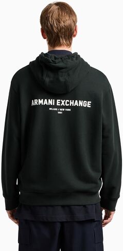 Armani Exchange Men's Back Logo Full Zip Hoody in Kuwait