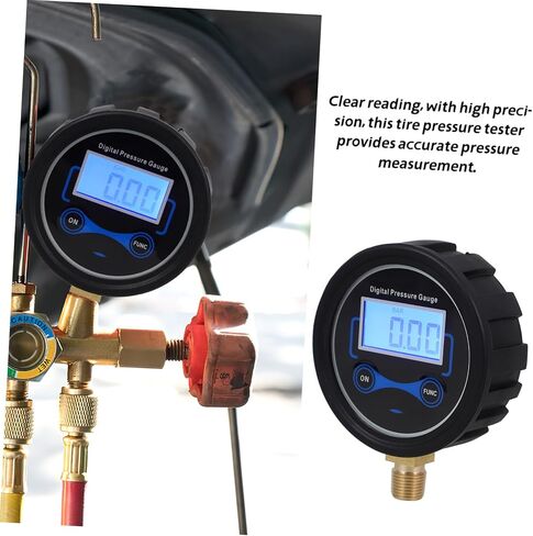 PRETYZOOM Digital Tire Pressure Gauge High Sensitivity Automotive Testing Device for Real Monitoring Lightweight Tire Pressure Tester for Cars Trucks Rvs and Bicycles in Saudi Arabia