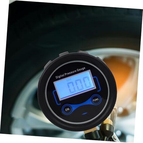 PRETYZOOM Digital Tire Pressure Gauge High Sensitivity Automotive Testing Device for Real Monitoring Lightweight Tire Pressure Tester for Cars Trucks Rvs and Bicycles in Saudi Arabia