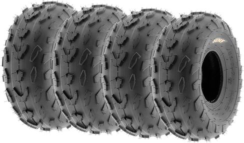 مجموعة من 4 Sunf A007 ATV Go-Kart Sport Tires 18x7-7 Front & 18x7-7 الخلفية ، 4 PR in Saudi Arabia