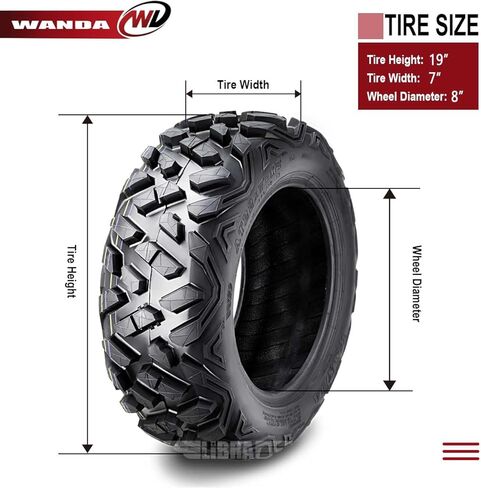 WANDA One UTV ATV Tire 24x9-10 24x9x10 6PR Bighorn Style in Saudi Arabia