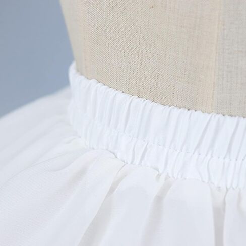 Crinoline Underskirt Petticoat Cage 2 Hoops Knee Length for Women Girls Bridal Dress Vintage Gown Colorless Hoop Skirt in Saudi Arabia