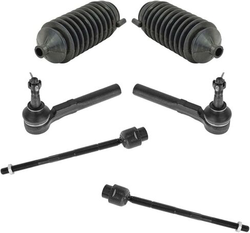 Inner Outer Tie Rod End Steering Boots Kit 6pc for Chevy for Classic 2004-2005 for Malibu 1997-2003,for Olds for Alero 1999-2004,for Pontiac for Grand Am 1999-2005 Grand in Saudi Arabia