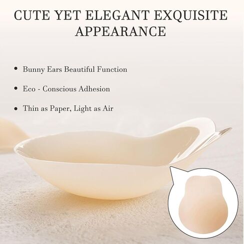 Sticky Bra Backless Strapless Bras, Invisible Comfortable Adhesive Push Up Bra Breast Lift Pasties Reusable in Saudi Arabia