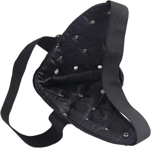 COOLLA Punk Leather Mask Motorcycle Biker Half Face Mask Anti-Dust Sport Mask in Kuwait