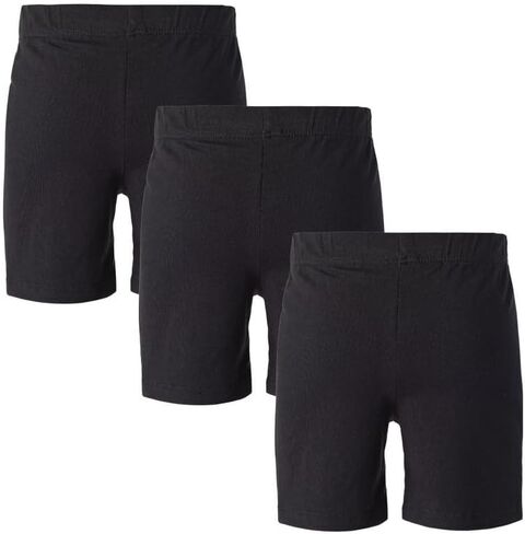 Girl's Cotton Bike Shorts, Cartwheel, Dance Shorts - 3 Pack in Saudi Arabia