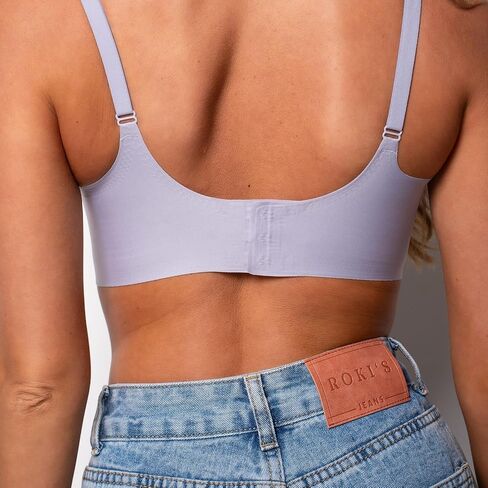 صدرية لاسلكية للنساء الدانتيل ضد الرقبة لا underwire دفع حمالة صدر سلسة برازيت تغطية كاملة in Kuwait