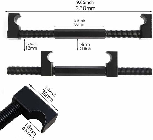misppro 2Pcs Coil Spring Compressor Tool Universal Tighten Coil Strut Spring Installer for Cars Trucks Motorcycles ATV in Saudi Arabia