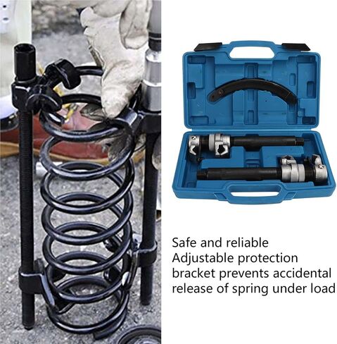Coil Spring Compressor Tool Heavy Duty Strut Spring Compressor Set with Jaw and Bracket 2645lbs Load Capacity for Trucks and Large Cars Carbon Steel in Saudi Arabia