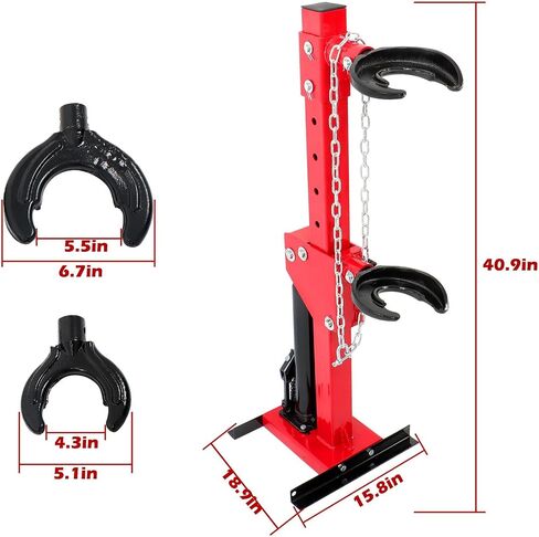 Labwork Coil Spring Lawled 4.5 Ton Trans Force 1 Ton مع 4 Clasps Spring Clasps Auto Strut Prescensor Tool Tool in Saudi Arabia