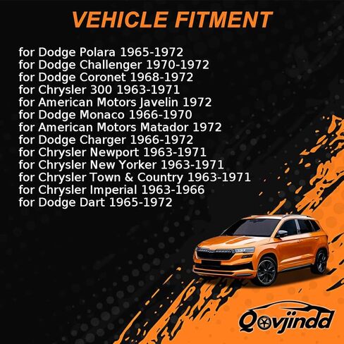 ختم النقل اليدوي الخلفي لكرايسلر 300 1963-1971 لدودج تشالنجر 1970-1972 للشاحن 1966-1972 ل Dodge Dart 1965-1972 لـ American Motors Javelin 1972 1 قطعة in Kuwait