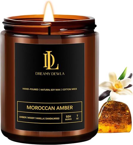 Fresh Coffee Candles, Coffee Scented Candle, Natural Soy Candles for Home Scented, Long Lasting with 50 Hour Burn Time, Gifts for Men Women in Saudi Arabia