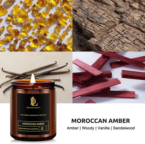 Fresh Coffee Candles, Coffee Scented Candle, Natural Soy Candles for Home Scented, Long Lasting with 50 Hour Burn Time, Gifts for Men Women in Saudi Arabia