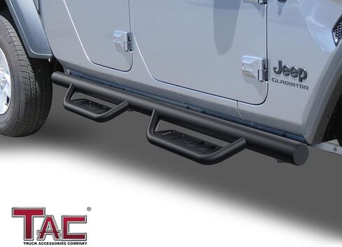 خطوات جانبية TAC متوافقة مع 2020-2025 Jeep Gladiator JT | 4 "Drop Running لوحات NERF | الإكسسوارات الخارجية على الطرق الوعرة الشاحنة in Saudi Arabia
