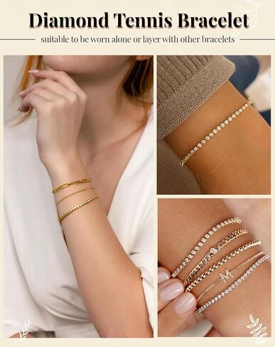 14k Gold Plated 3mm Cubic Zirconia Bezel Tennis Bracelet for Women Dainty Gold Bracelets Emerald Green CZ Tennis Bracelet for Women Wedding Bridal Jewelry Size 6.75+1 Inch in Saudi Arabia