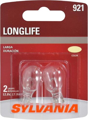 سيلفانيا - 921 Long Life Miniature - لمبة ، مثالية للإضاءة الداخلية - البضائع ولوحة الترخيص (تحتوي على 2 لمبات) in Saudi Arabia