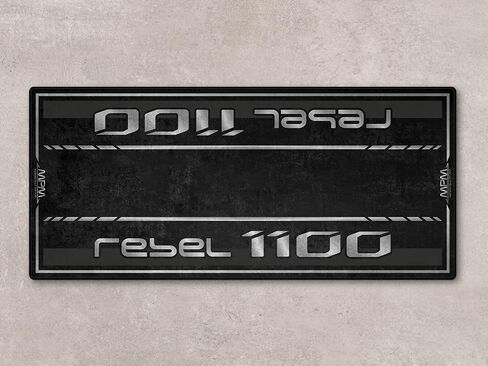 حصيرة المرآب لـ Rebel 1100 Motorcycle Model ، حصيرة مواقف للسيارات ، حصيرة حفرة ، مرآب غير قابلة للانزلاق ومرآب صالة عرض السجاد (رمادي معدني ، الحجم 1: 86.6 × 39.4/220 × 100 سم) in Kuwait