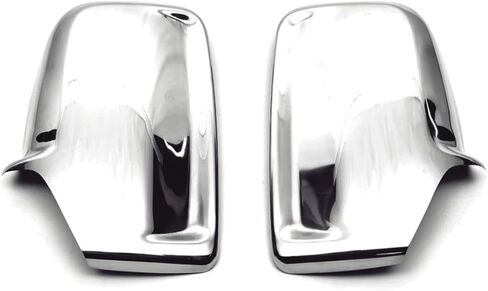 MELEXI Chrome Mirror Cover 2 PCS + Door Handle Cover 4 Door S.Steel Compatible with Sprinter 2500 2010 to 2018 in Saudi Arabia