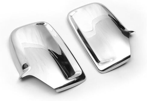 MELEXI Chrome Mirror Cover 2 PCS + Door Handle Cover 4 Door S.Steel Compatible with Sprinter 2500 2010 to 2018 in Saudi Arabia