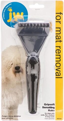 فرشاة الكلاب GripSoft Dematting Rake Dog من شركة JW Pet in Saudi Arabia