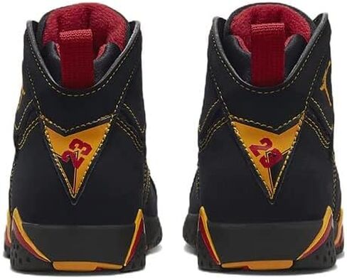 Little Kid's Jordan 7 Retro Citrus Black/Citrus-Varsity Red (DJ2778 081) - 2.5 in Saudi Arabia