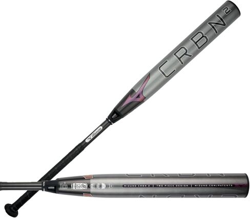 Mizuno CRBN2 - Fastpitch Softball Bat (-8) | Womens Composite Fast Pitch BAT | Charcoal-Black | 33 INCHES (3300) in Kuwait
