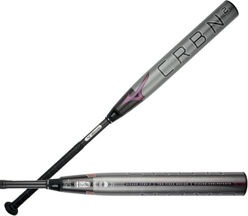 Mizuno CRBN2 - Fastpitch Softball Bat (-8) | Womens Composite Fast Pitch BAT | Charcoal-Black | 33 INCHES (3300) in Kuwait